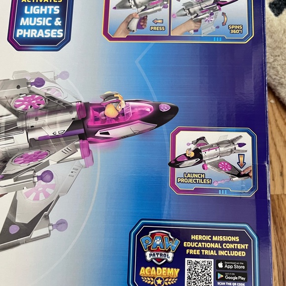 $65 NEW in Box Paw-patrol Space Adventure Blaster Toy Lights/Music/Phrases NEW - Picture 6 of 11